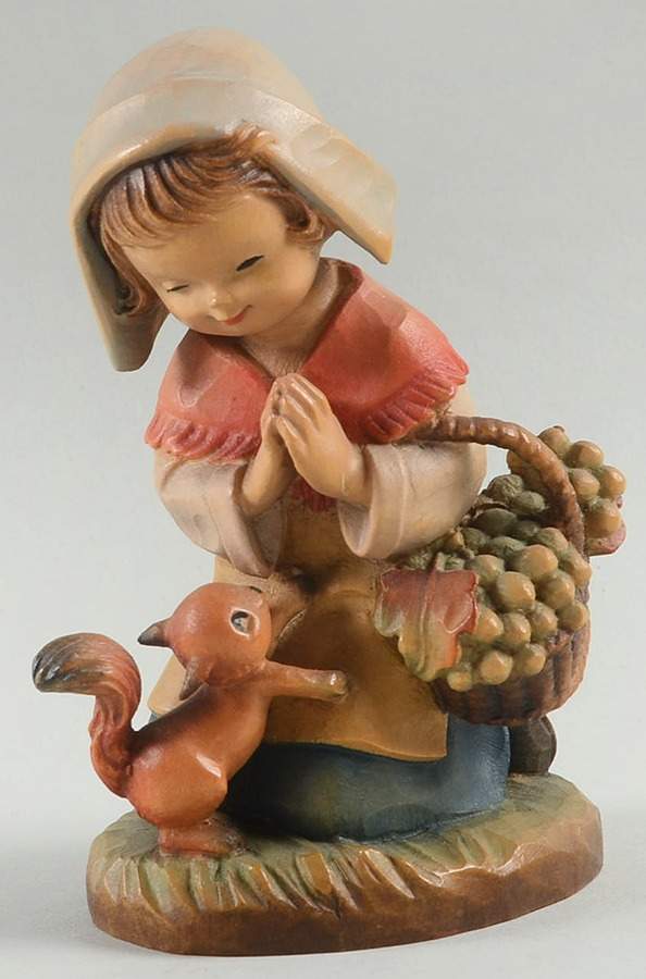 Ferrandiz Wood Figurines 6" Thanksgiving - Boxed by Anri-1