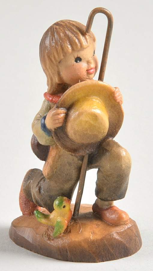 Ferrandiz Wood Figurines 3" Alejandro-Devotion Shepherd - Boxed by Anri-1