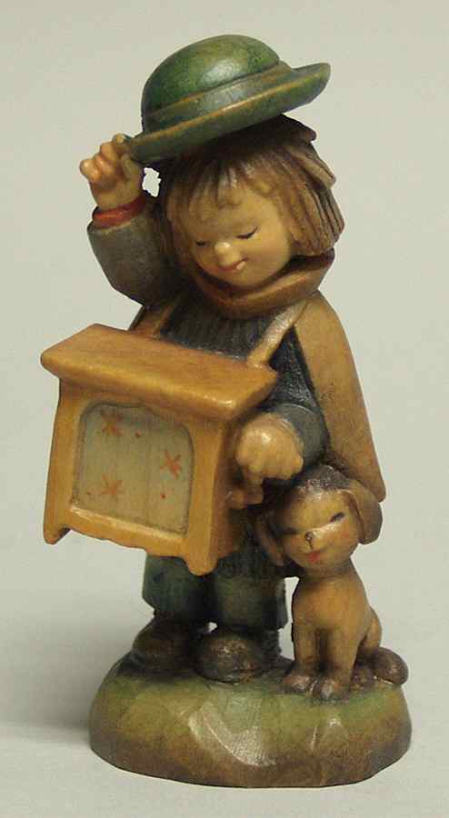 Ferrandiz Wood Figurines 3" Hurdy Gurdy - With Box by Anri-1