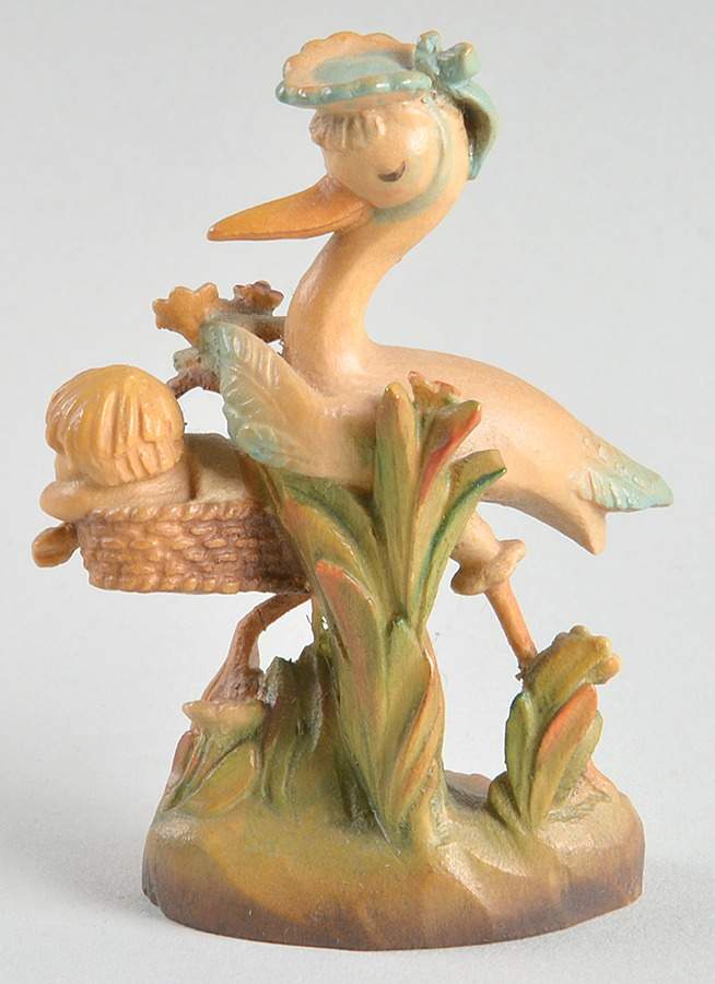 Ferrandiz Wood Figurines 3" Sweet Arrival-Blue - Boxed by Anri-1