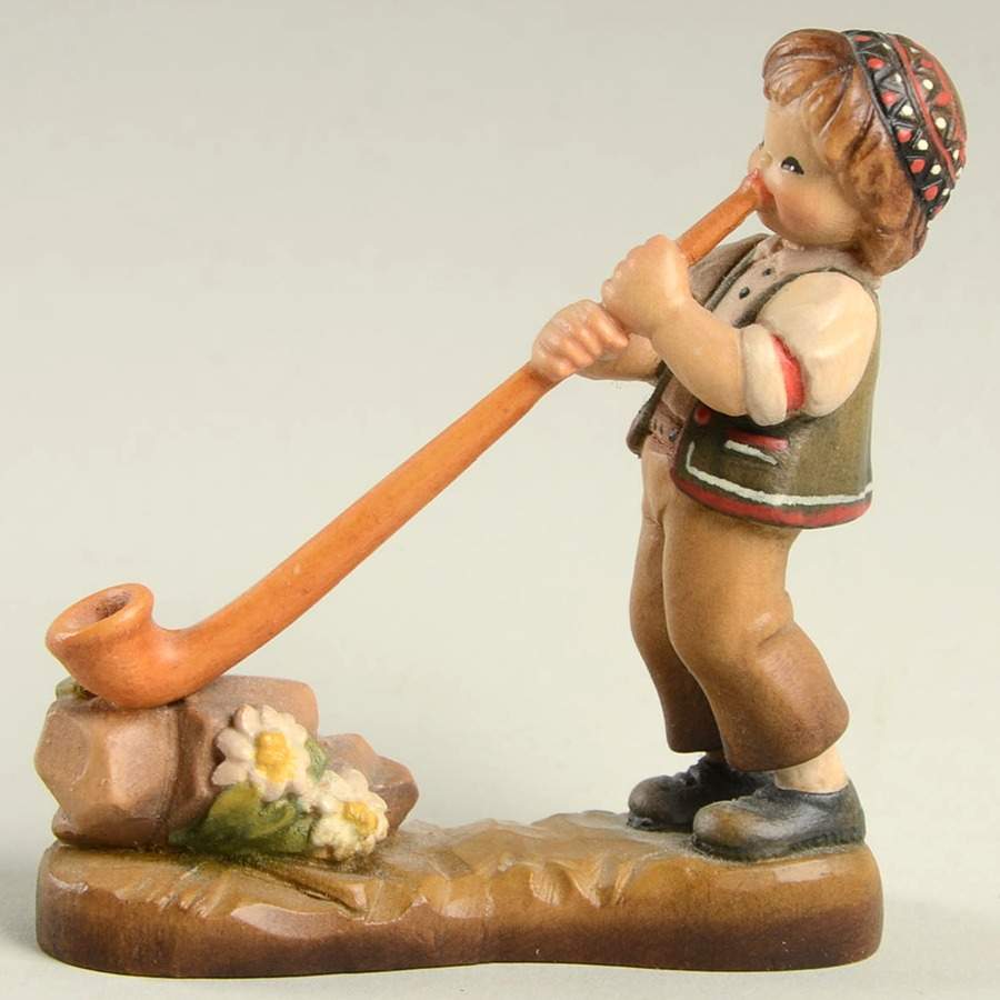 Ferrandiz Wood Figurines 3" Alpine Music - Boxed by Anri-1