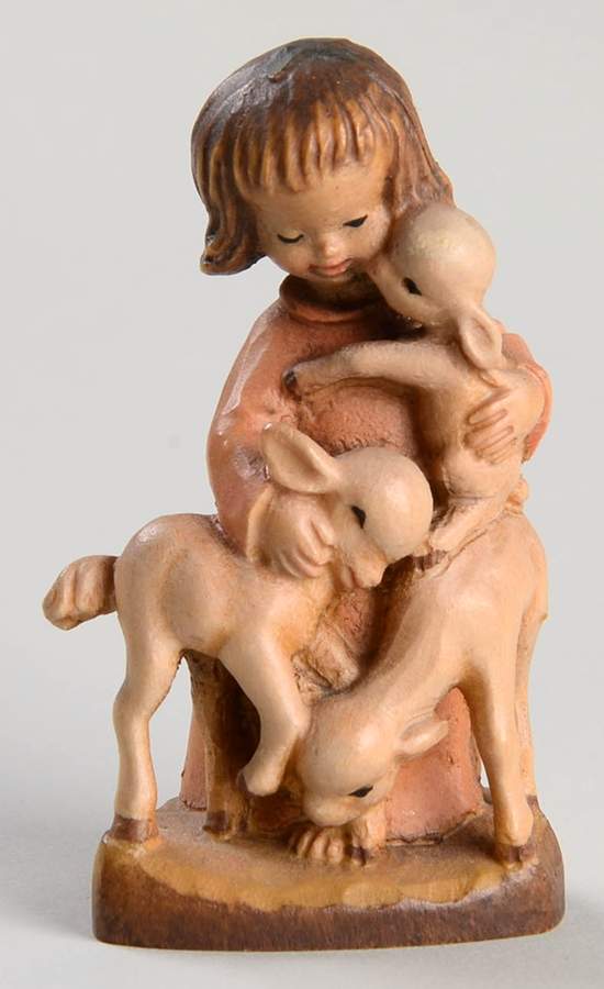 Ferrandiz Wood Figurines 3" The Good Shepherd - Boxed by Anri-1