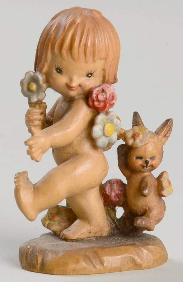 Ferrandiz Wood Figurines 3" Nature Girl - Boxed by Anri-1