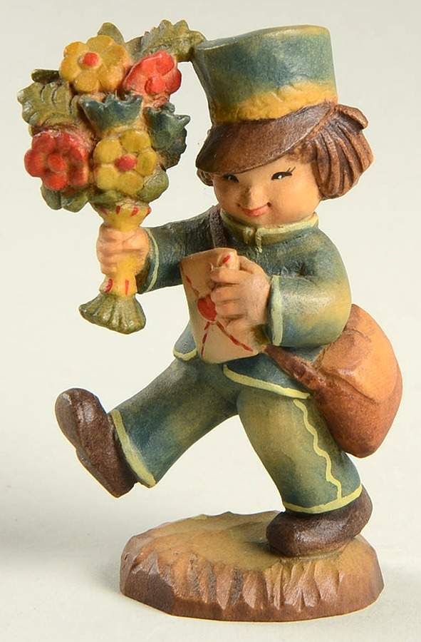 Ferrandiz Wood Figurines 3" The Letter - Boxed by Anri-1