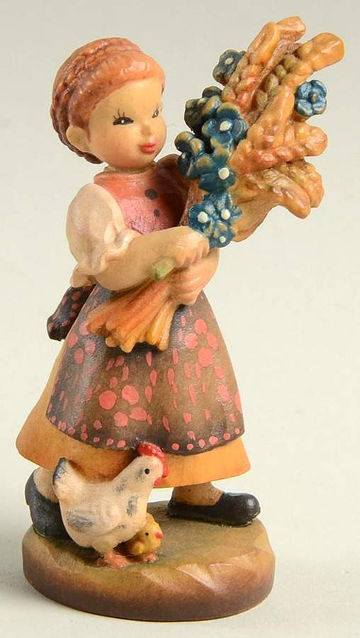 Ferrandiz Wood Figurines 3" Gold Sheaves - No Box by Anri-1
