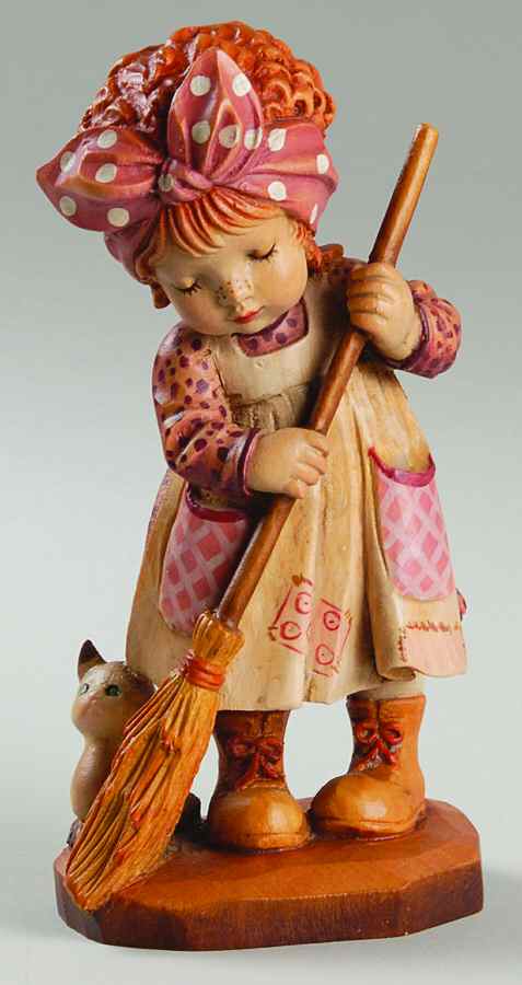 Sarah Kay Figurines Sweeping-6" - No Box by Anri-1