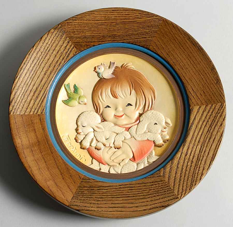 Ferrandiz Mother's Day Plate Spring Arrivals - Boxed by Anri-1