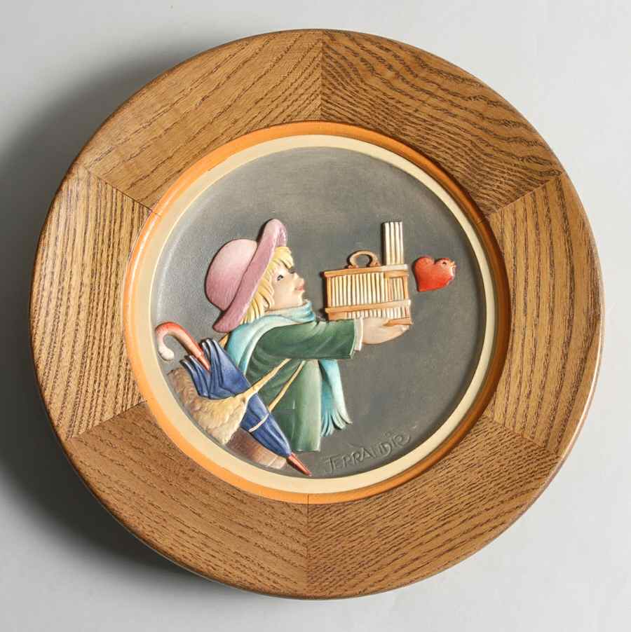 Ferrandiz Mother's Day Plate With Love - Boxed by Anri-1