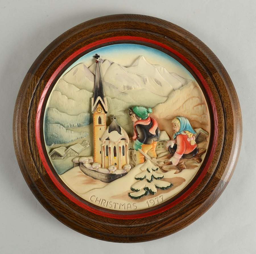 Anri Christmas Plate The Legend Of Heiligenblut - No Box by Anri-1