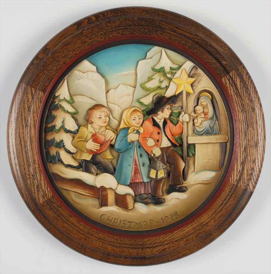 Anri Christmas Plate The Klockler Singers - Boxed by Anri-1