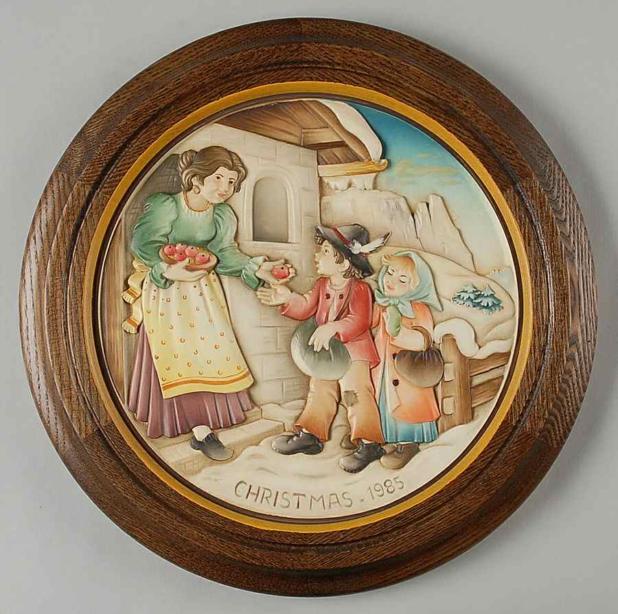 Anri Christmas Plate Good Day, Good Year - Boxed by Anri-1
