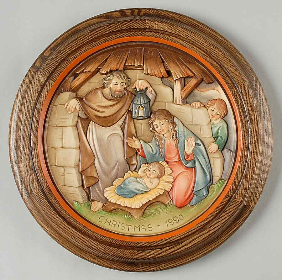 Anri Christmas Plate Holy Night - Boxed by Anri-1