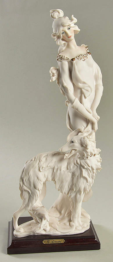 My Fair Ladies Lady With Greyhound - No Box by Armani-1