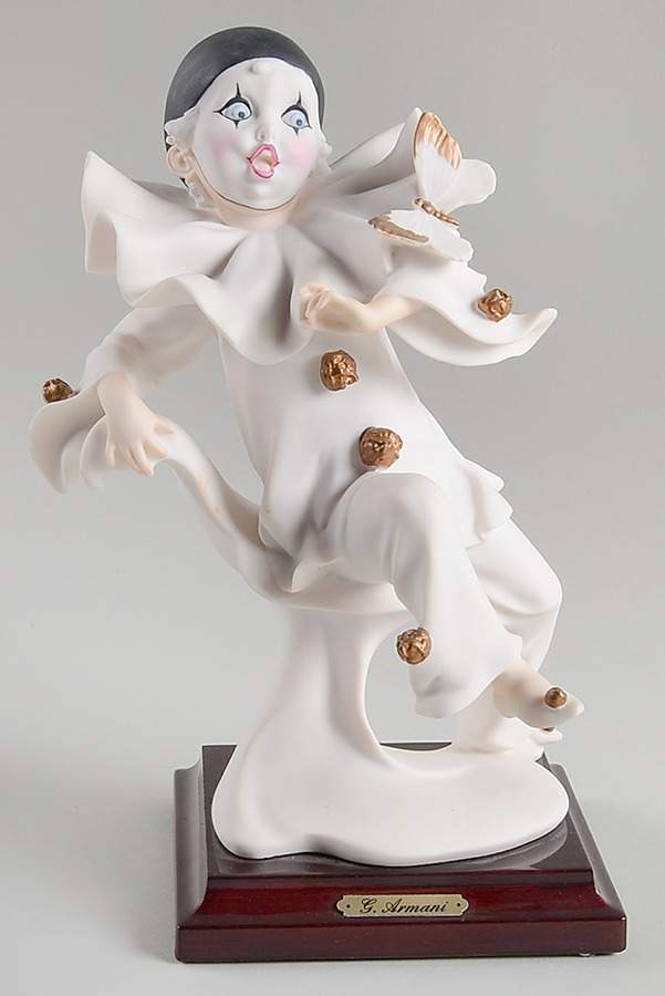 Clowns Pierrot With Butterfly - Boxed by Armani-1