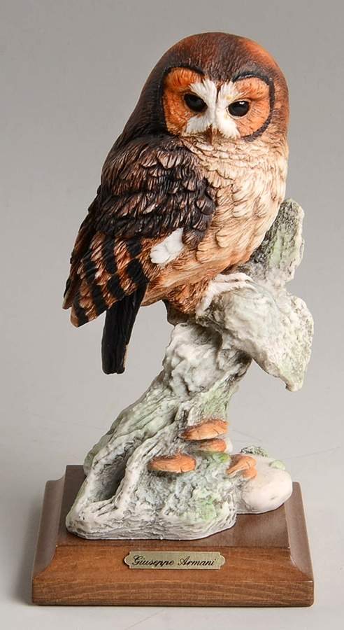 Owls Small White Owl - Boxed by Armani-1