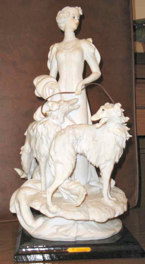 Spring Melodies Lady With Borzois - With Box by Armani-1