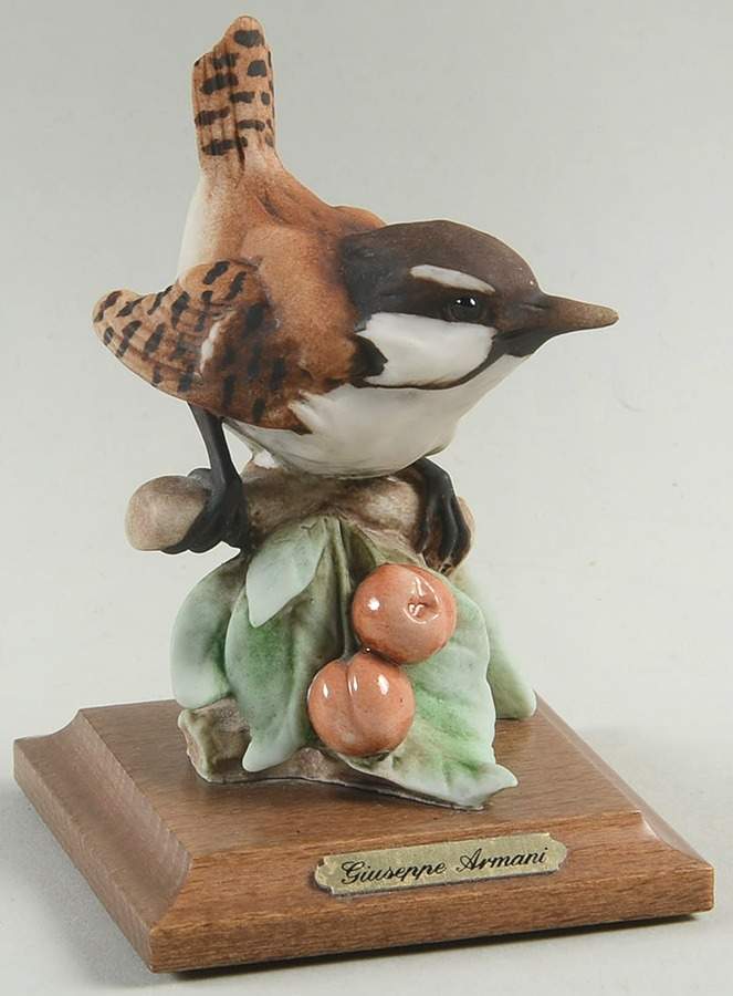 Birds Wren With Cherries - Boxed by Armani-1