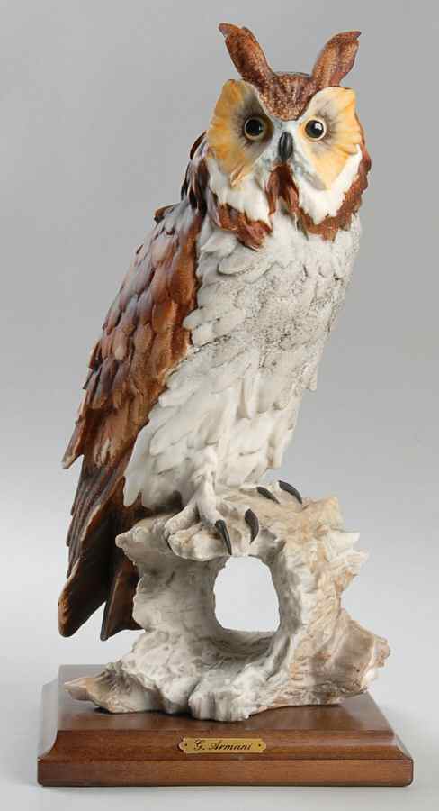 Owls Great Horned Owl - No Box by Armani-1