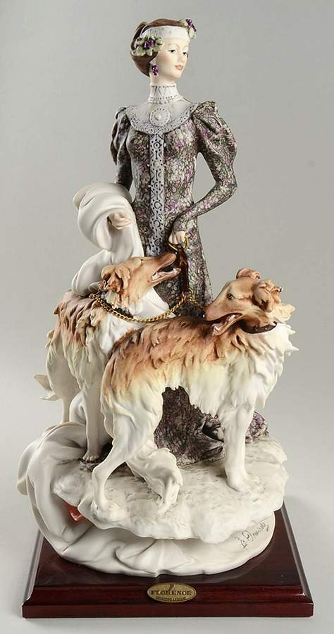 Spring Melodies Lady With Borzois - No Box by Armani-1