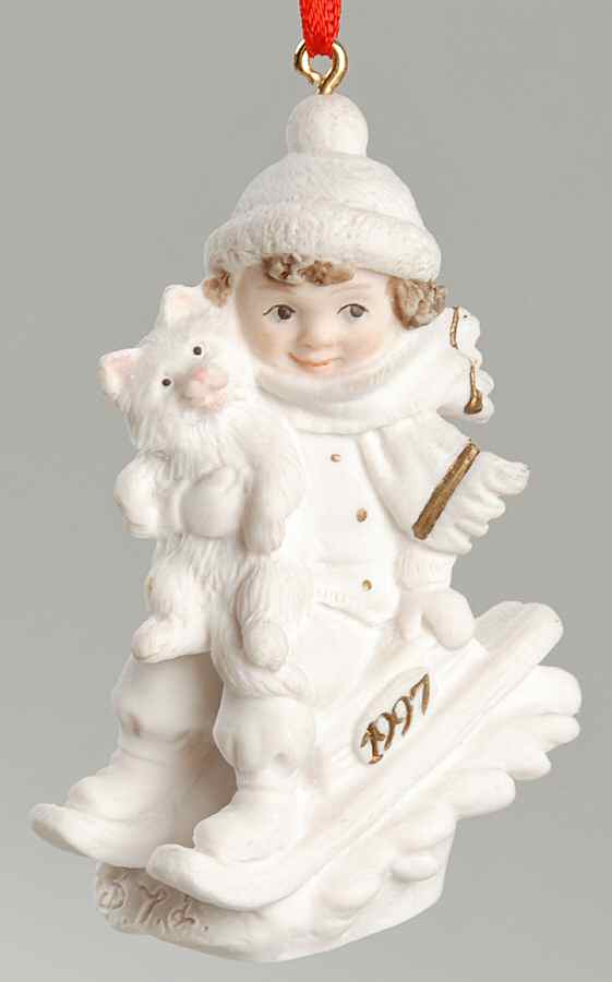 Christmas Ornament 1997-Christmas Snow - No Box by Armani-1