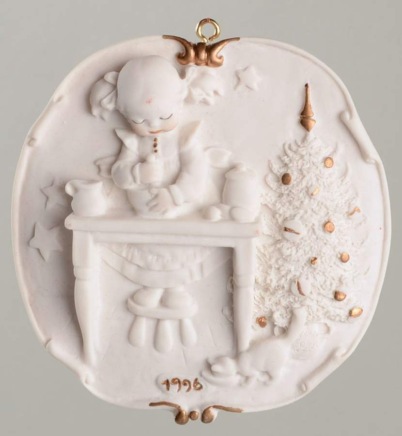 Christmas Ornament 1996-Girl Baking - Boxed by Armani-1