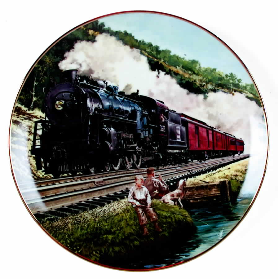 Classic American Trains Homeward Bound - With Box by Artaffects-1