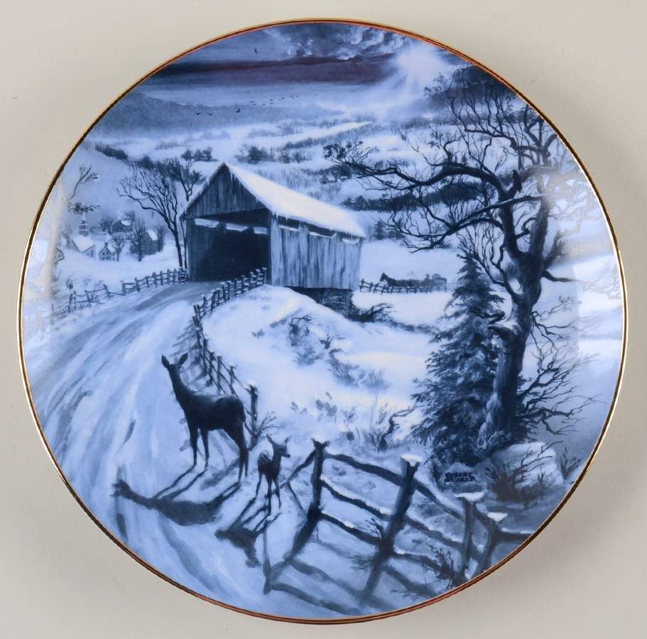 Winter Mindscapes-American Blues Well Traveled Road - Boxed by Artaffects-1