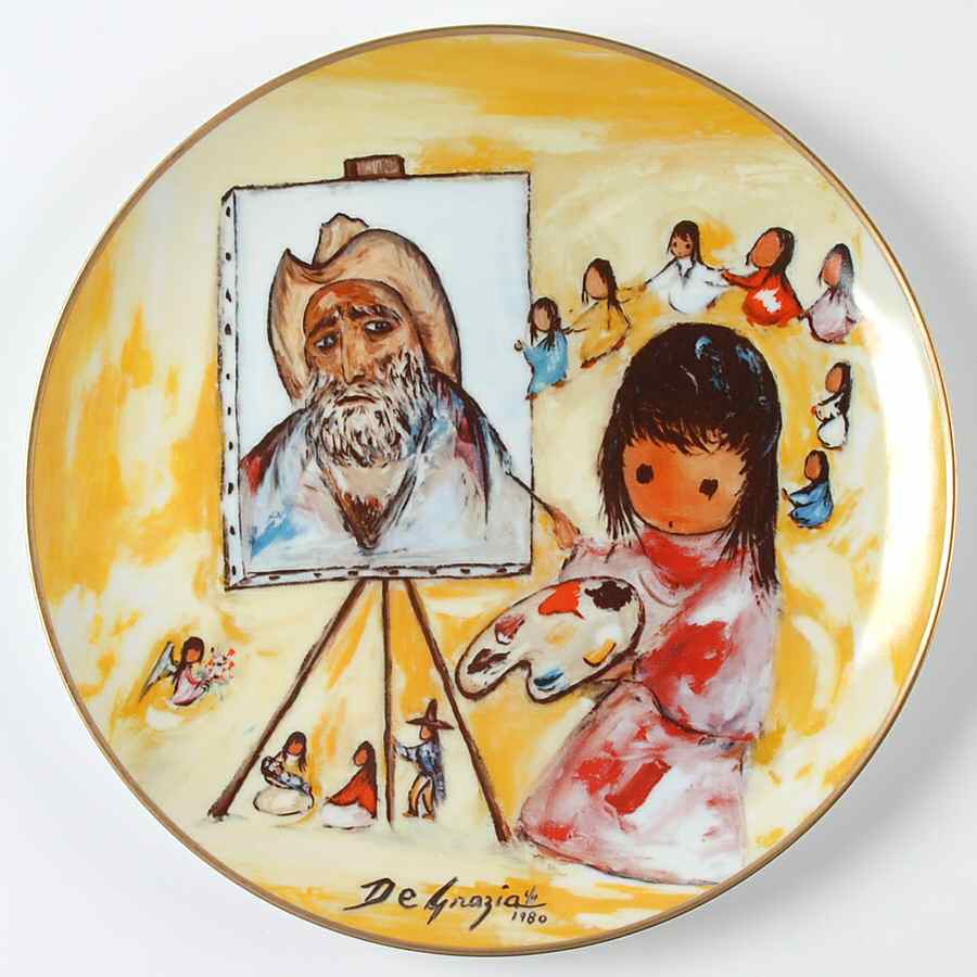 Artists of The World-Single Releases Little Girl Paints Degrazia - Boxed by Artists of The World-1