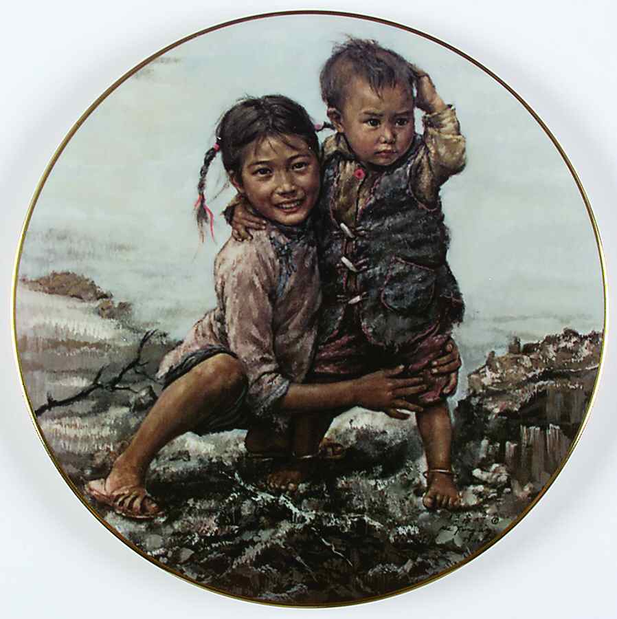 Children of Aberdeen Brother And Sister - Boxed by Artists of The World-1