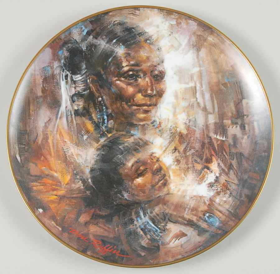 Don Ruffin Annual Plates Navajo Lullaby - No Box by Artists of The World-1