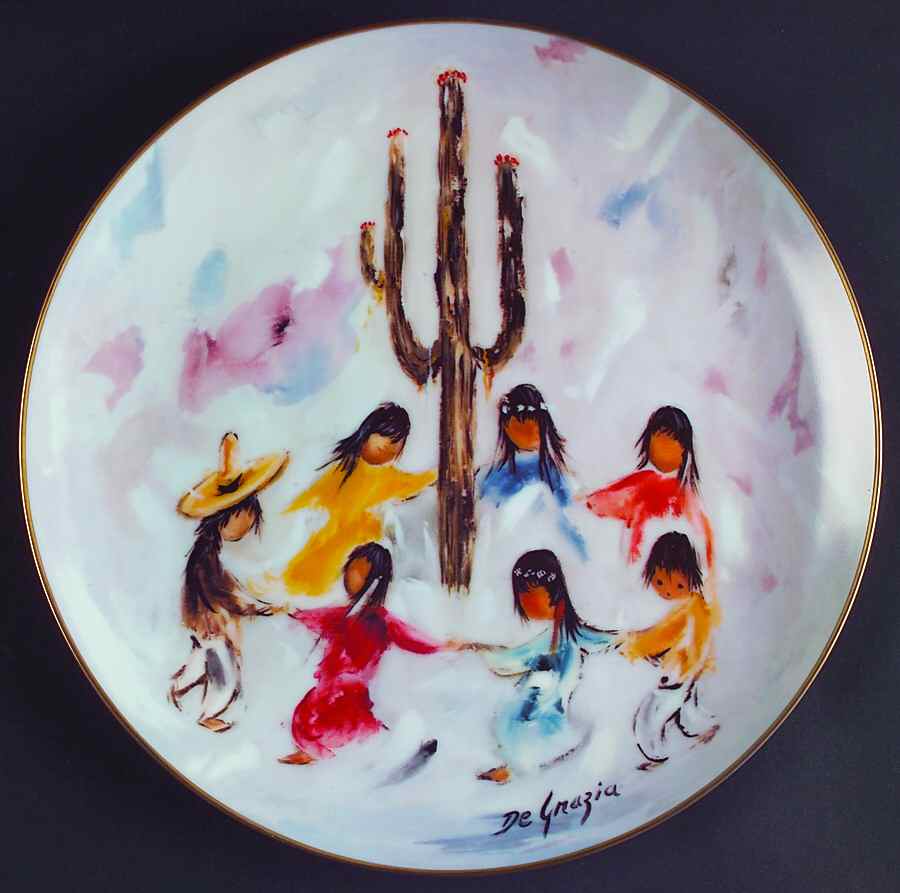 De Grazia Holiday Saguaro Dance - No Box by Artists of The World-1