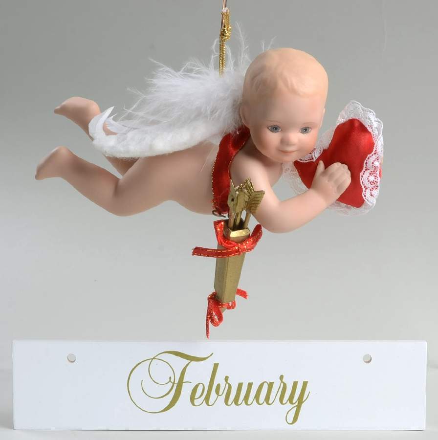Calender Babies Baby Valentine-February - No Box by Ashton Drake-1