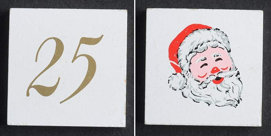 Calender Babies Tile #25-Christmas Day - No Box by Ashton Drake-1
