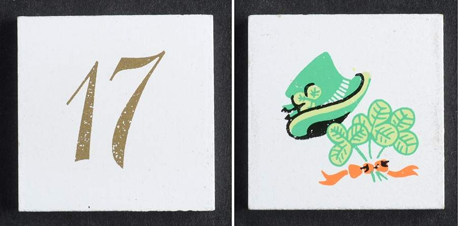 Calender Babies Tile #17-St Patrick's Day - No Box by Ashton Drake-1