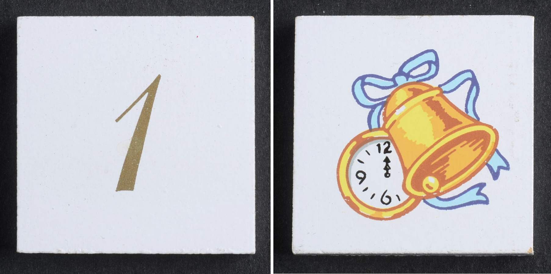 Calender Babies Tile #1-Happy New Year - No Box by Ashton Drake-1