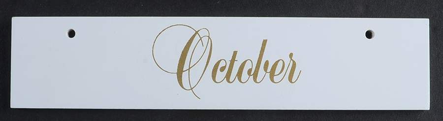 Calender Babies October Nameplate - No Box by Ashton Drake-1