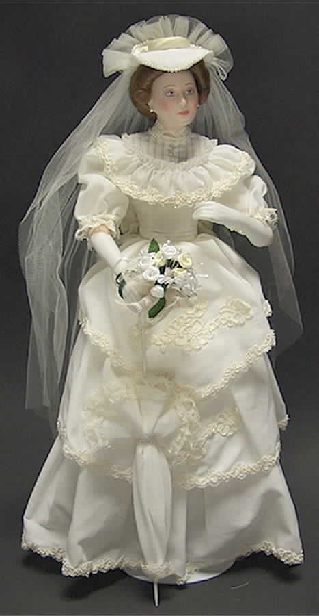 Classic Brides of the Century Flora-1900's Bride - With Box by Ashton Drake-1