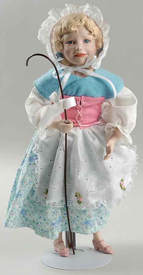 Children From Mother Goose Little Bo Peep - With Box by Ashton Drake-1