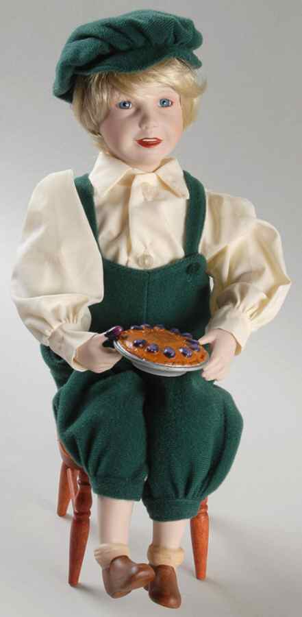 Children From Mother Goose Little Jack Horner - No Box by Ashton Drake-1