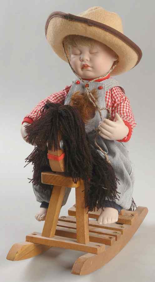 Just Caught Napping Asleep In The Saddle - No Box by Ashton Drake-1
