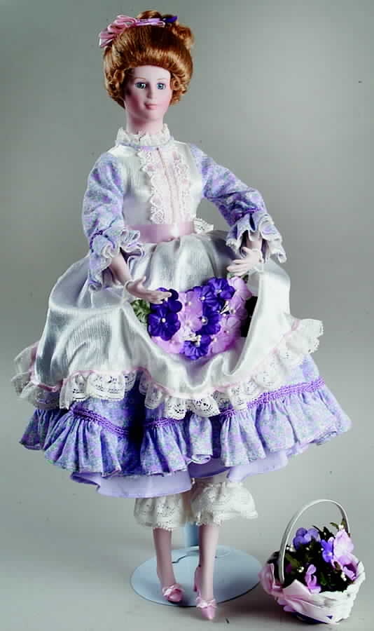 Romantc Flower Maidens Violet - Boxed by Ashton Drake-1