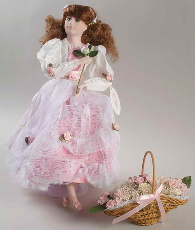 Romantc Flower Maidens Rose - With Box by Ashton Drake-1