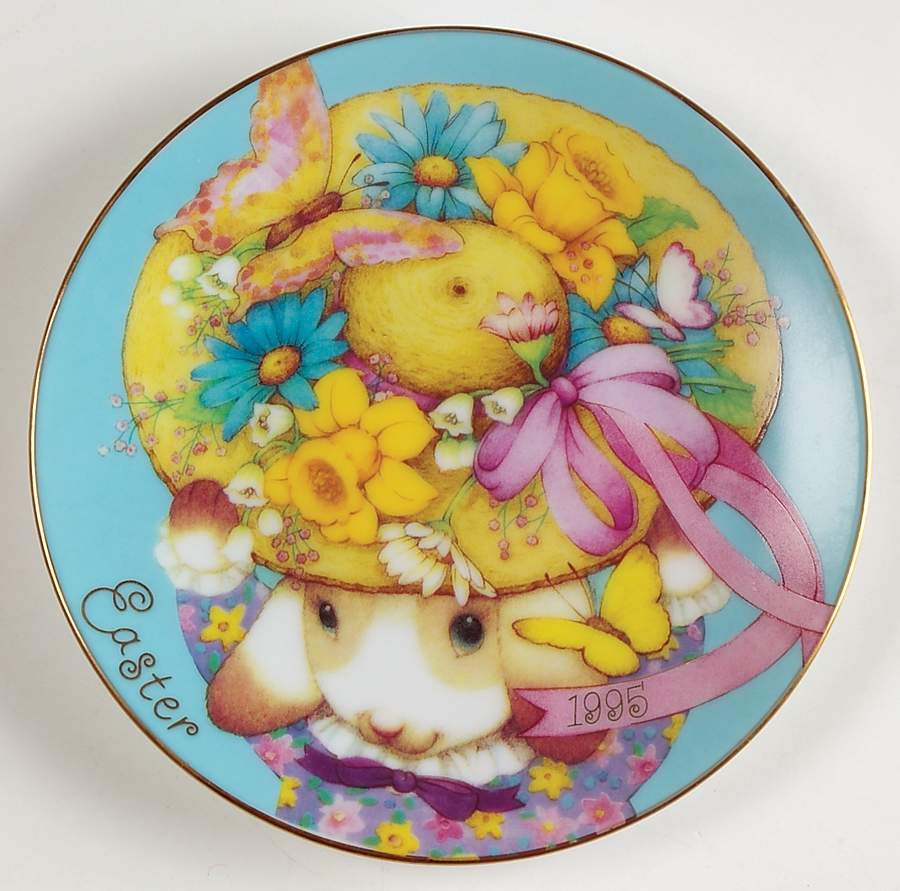 Easter Plate-Avon My Easter Bonnet - Boxed by Avon-1