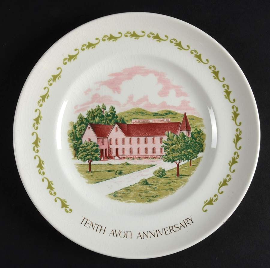Avon Plates Tenth Avon Anniversary - Boxed by Avon-1