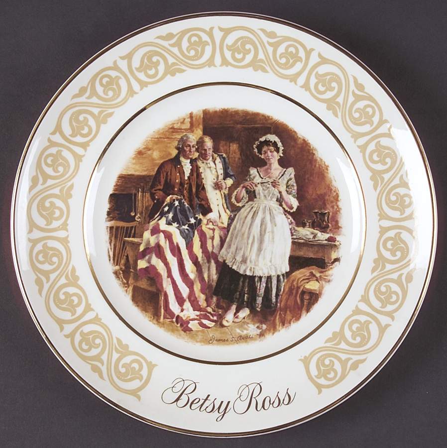 Avon Plates Betsy Ross 1973-1977 - No Box by Avon-1