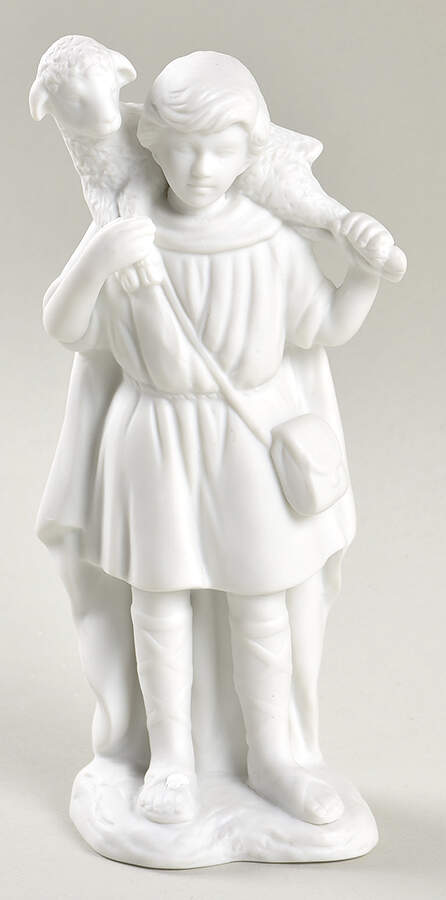 Nativity-Avon Shepherd With Lamb - Boxed by Avon-1