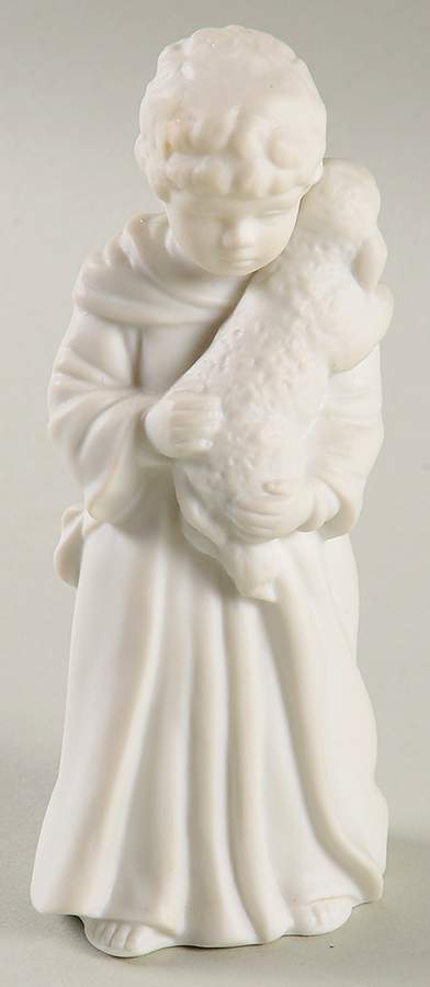 Nativity-Avon Shepherd Boy Holding Lamb - No Box by Avon-1
