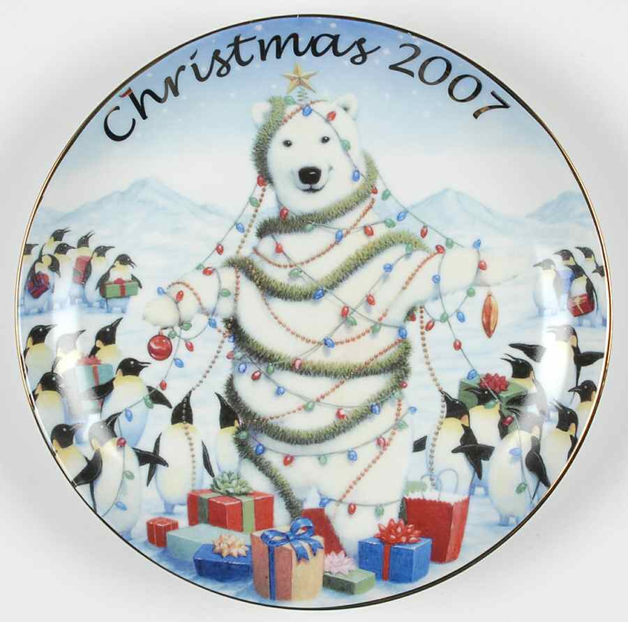 Christmas Plate Sharing The Holiday With Frien - Boxed by Avon-1