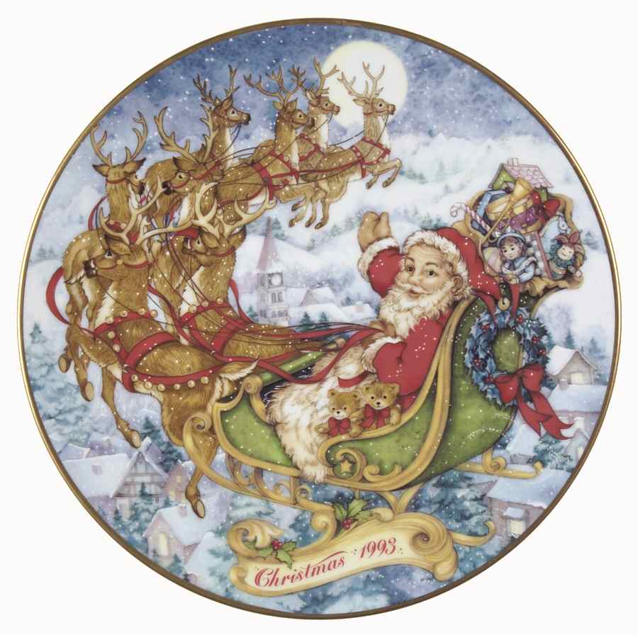 Christmas Plate Special Christmas Delivery - No Box by Avon-1