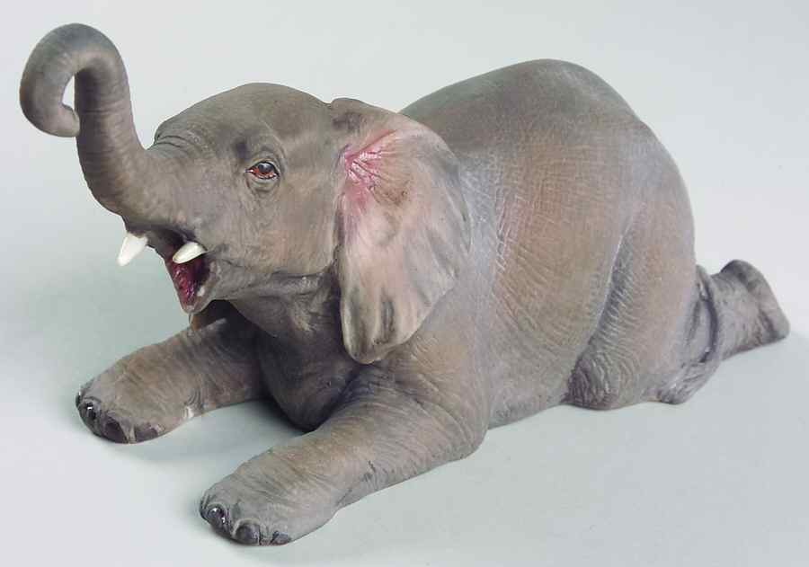 Aynsley Figurines Baby Elephant - Boxed by John  Aynsley & Sons-1